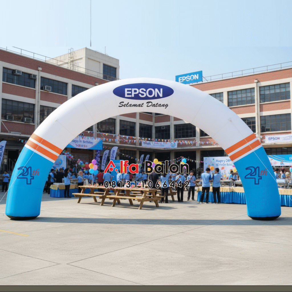 Balon Gate setengah linkaran