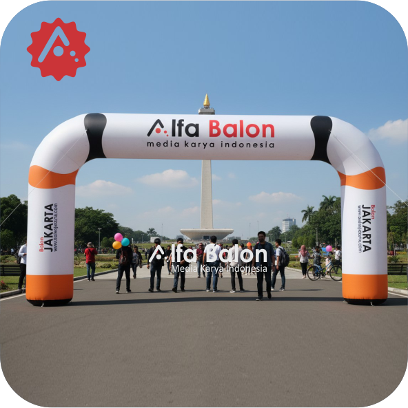 Balon Gate monas Jakarta